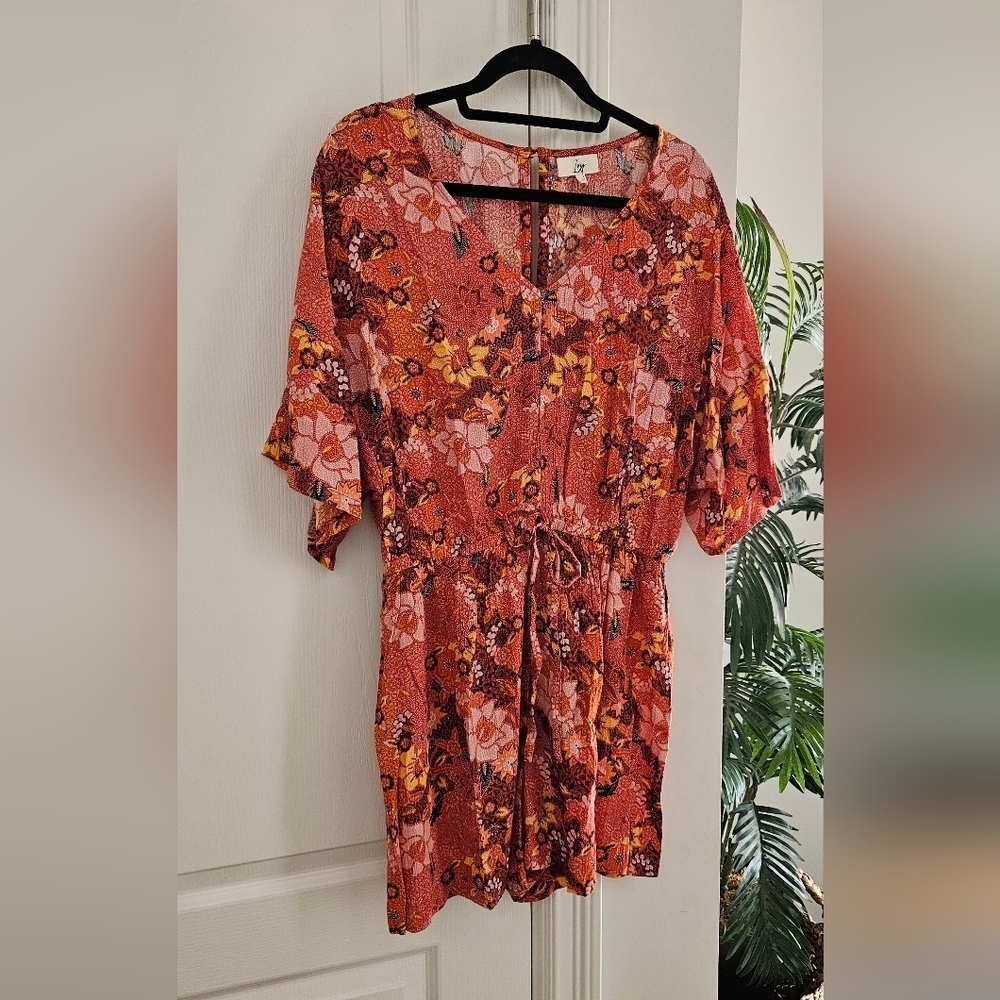 Ivy Floral V-Neck Romper
